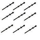 3/16" Cable SS T316 Black Oxide Stud End Fitting Cable Railing Tensioner 20 Pcs