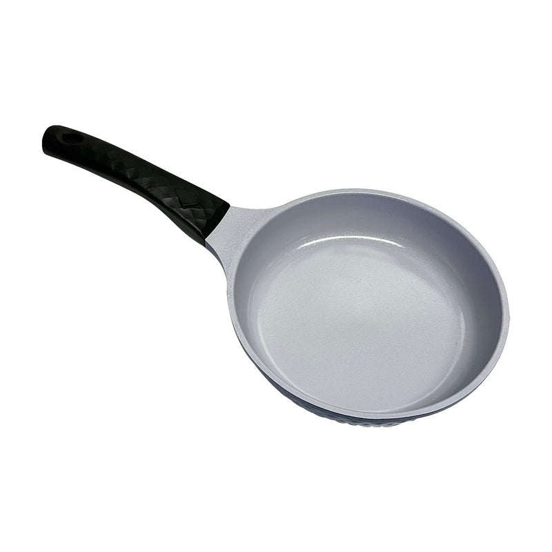 8" Ceramic Coating Interior and Exterior Cooking Frying Pan, Made In Korea