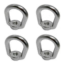 4 Pcs Marine T316 Stainless Steel EYE NUT 5/8" UNC Tap Thread 3,400 lbs WLLA