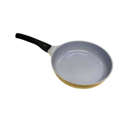 10" Ceramic Coating Interior and Exterior Cooking Frying Pan, Made In Korea