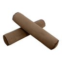 COVER ONLY Model V5 Twin Velvet Contrast Indoor Daybed Bolster Pillow - AD308