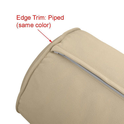 COVER ONLY Model V5 Twin Velvet Same Pipe Indoor Daybed Bolster Pillow - AD304