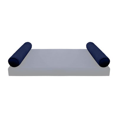 COVER ONLY Model V5 Twin Velvet Same Pipe Indoor Daybed Bolster Pillow - AD373