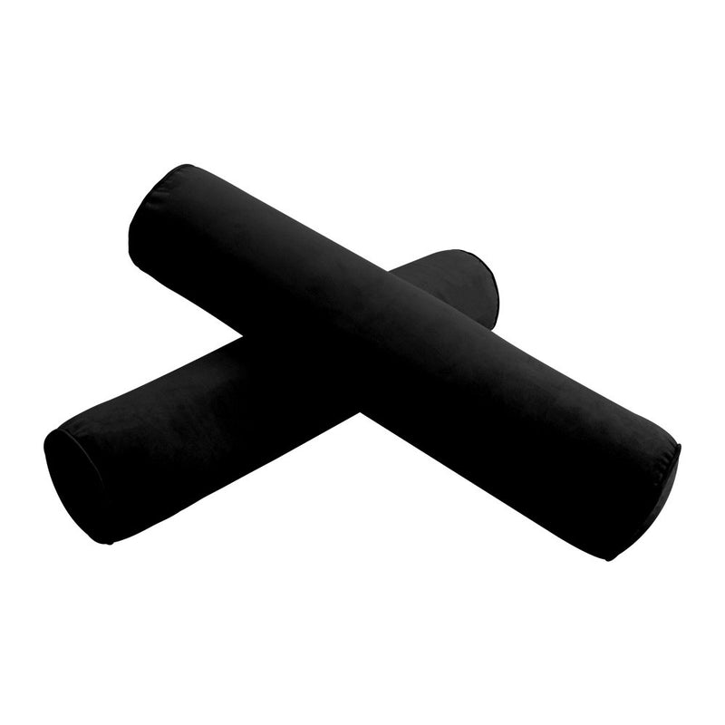 COVER ONLY Model V5 Twin Velvet Same Pipe Indoor Daybed Bolster Pillow - AD374