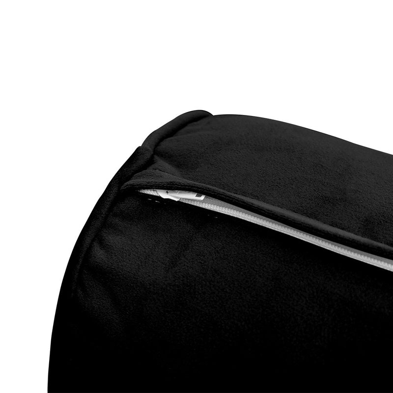 COVER ONLY Model V5 Twin Velvet Same Pipe Indoor Daybed Bolster Pillow - AD374