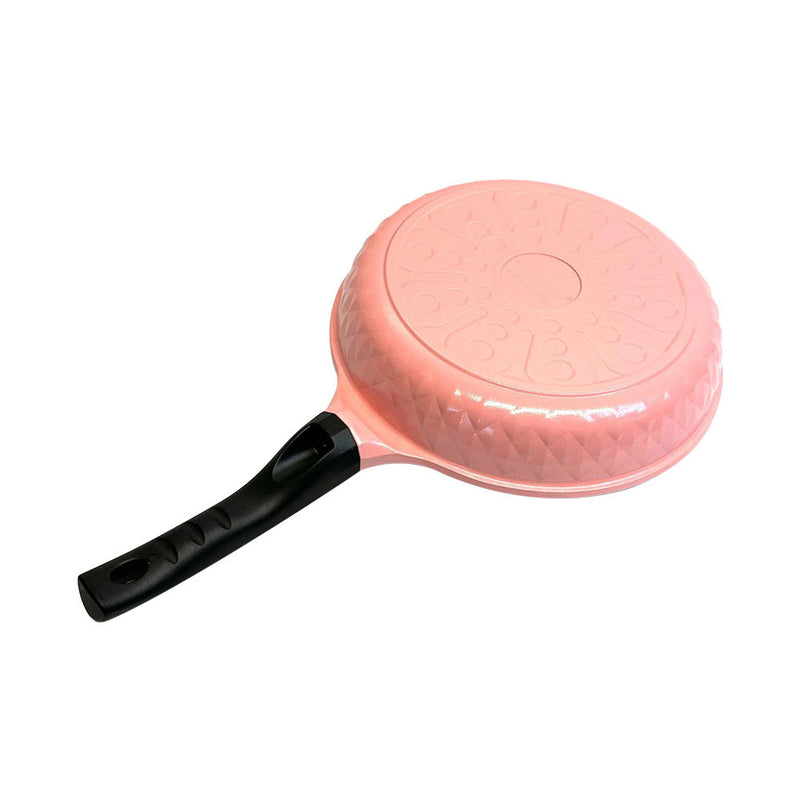 9.5" Ceramic Coating Interior and Exterior Cooking Frying Pan, Made In Korea