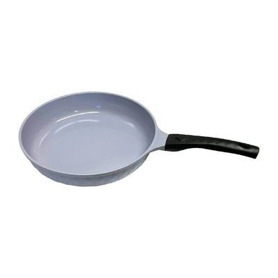 12" Ceramic Coating Interior and Exterior Cooking Frying Pan, Made In Korea