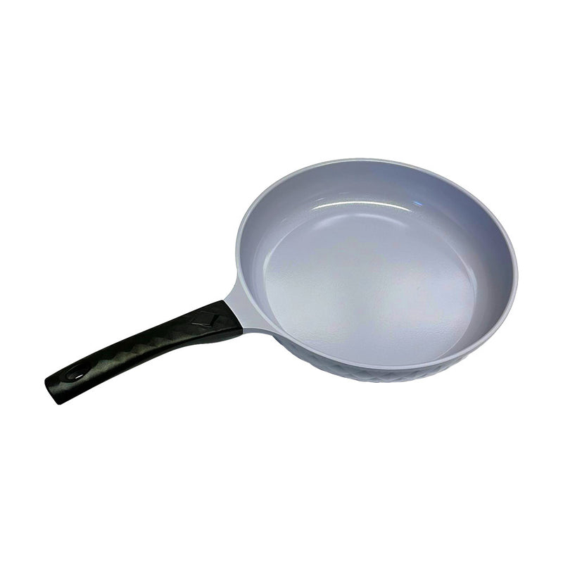 12" Ceramic Coating Interior and Exterior Cooking Frying Pan, Made In Korea