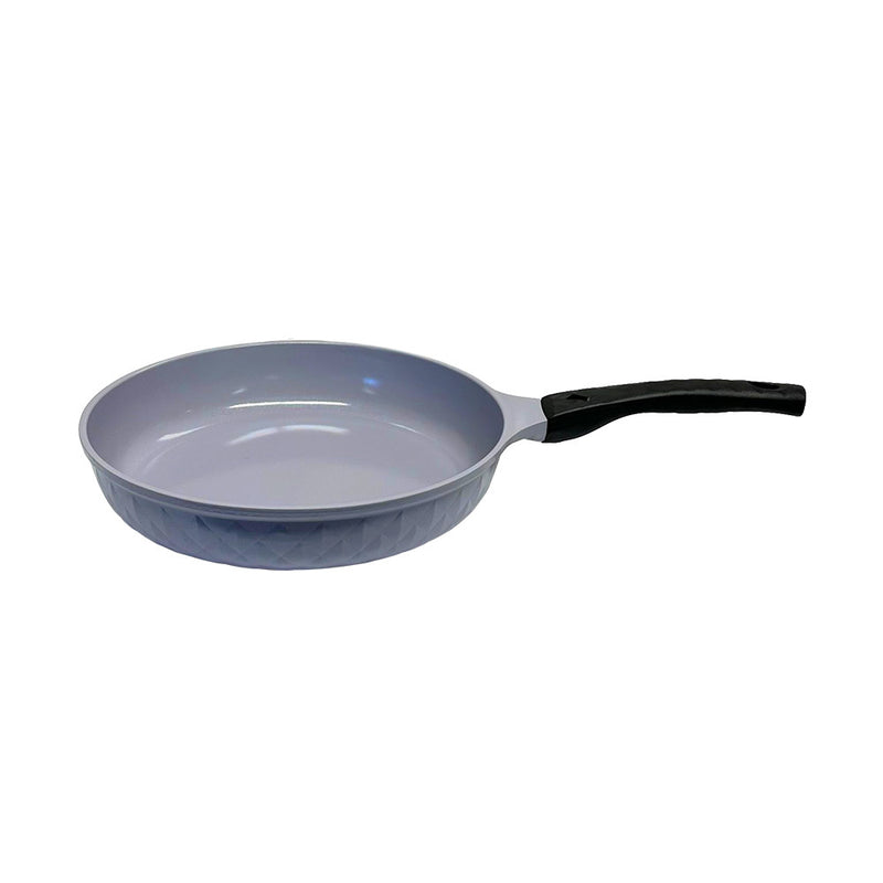 12" Ceramic Coating Interior and Exterior Cooking Frying Pan, Made In Korea