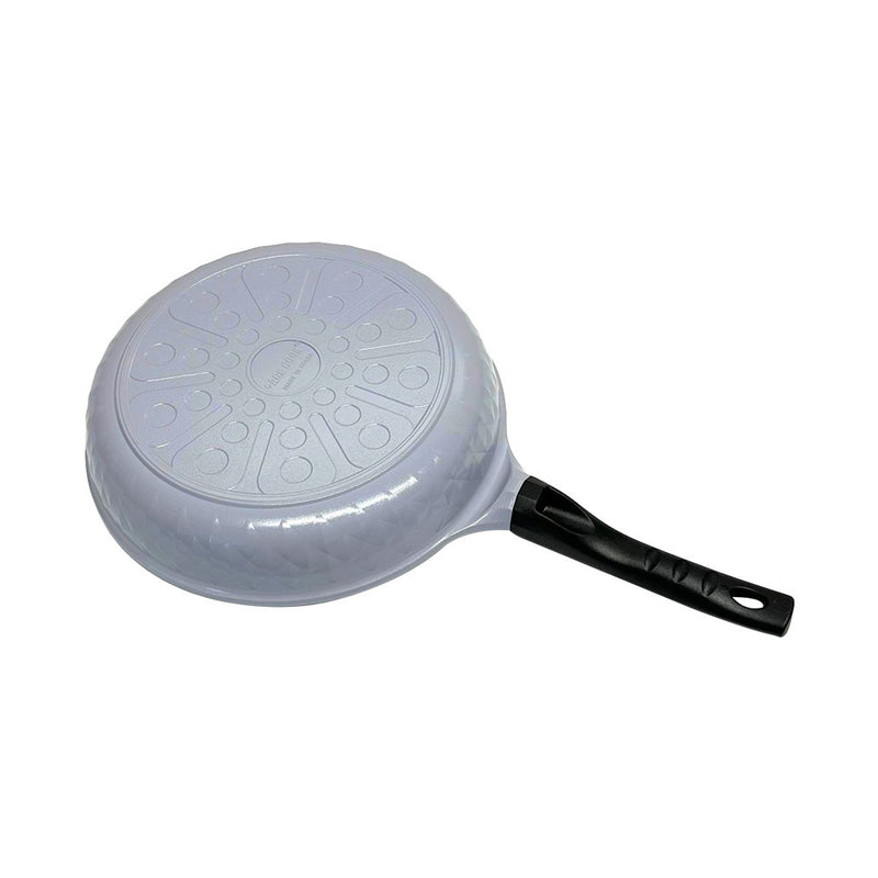 12" Ceramic Coating Interior and Exterior Cooking Frying Pan, Made In Korea