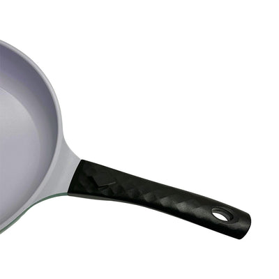 11" Ceramic Coating Interior and Exterior Cooking Frying Pan, Made In Korea