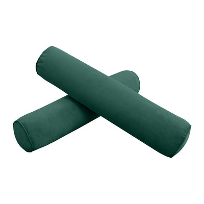 COVER ONLY Model V5 Full Velvet Same Pipe Indoor Daybed Bolster Pillow - AD317