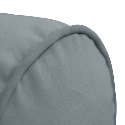 COVER ONLY Model V5 Full Velvet Same Pipe Indoor Daybed Bolster Pillow - AD347