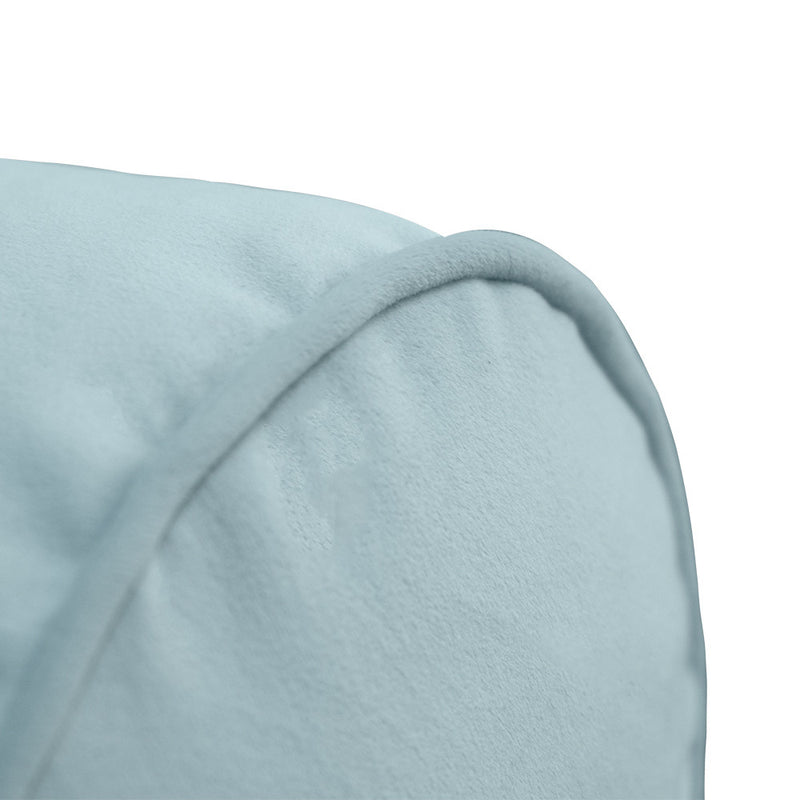 COVER ONLY Model V5 Full Velvet Same Pipe Indoor Daybed Bolster Pillow - AD355