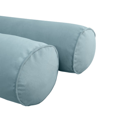 COVER ONLY Model V6 Twin-XL Velvet Same Pipe Indoor Daybed Bolster Pillow  AD355
