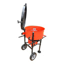 Industrial 120L Cement Mixer – 110V Electric Concrete, Mortar & Stucco Mixing Machine, 120 Liter Heavy-Duty Drum