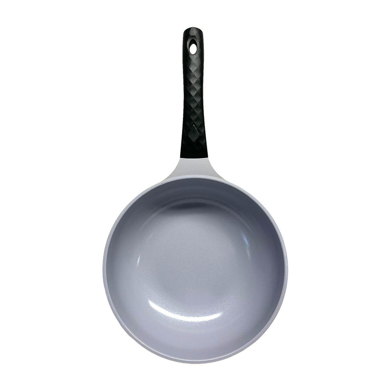 10" Ceramic Coating Interior and Exterior Cooking Wok, Cooking Pan Made In Korea