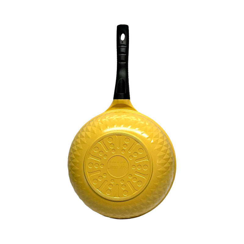 10" Ceramic Coating Interior and Exterior Cooking Wok, Cooking Pan Made In Korea