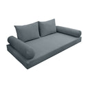 COVER ONLY Model V1 Twin Velvet Knife Edge Indoor Daybed Mattress Cushion AD347