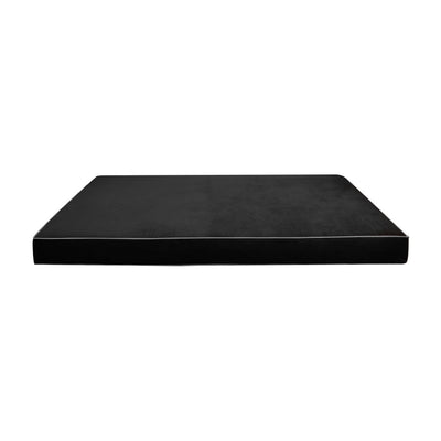 COVER ONLY Model V1 Twin Velvet Contrast Indoor Daybed Mattress Cushion AD350