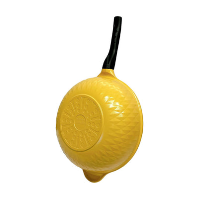 12.5" Ceramic Coating Interior and Exterior Cooking Wok,Frying Pan Made In Korea
