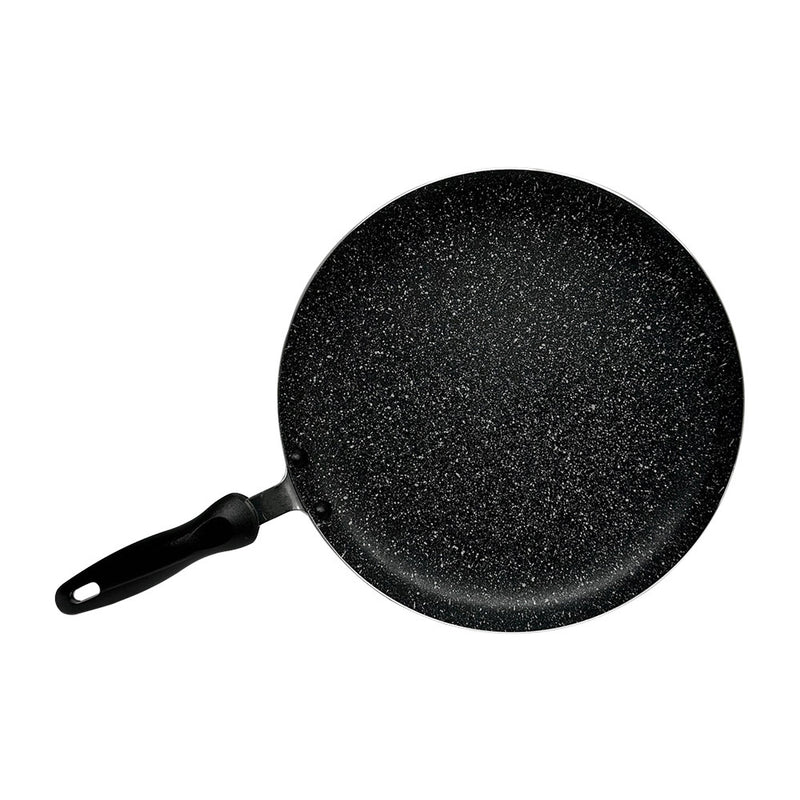 11" Non-Stick Aluminum Crepe Pan – Flat Round Griddle Skillet for Pancakes, Dosas, Tortillas & More