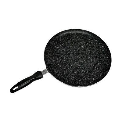 11" Non-Stick Aluminum Crepe Pan – Flat Round Griddle Skillet for Pancakes, Dosas, Tortillas & More