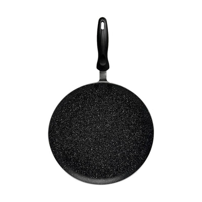11" Non-Stick Aluminum Crepe Pan – Flat Round Griddle Skillet for Pancakes, Dosas, Tortillas & More