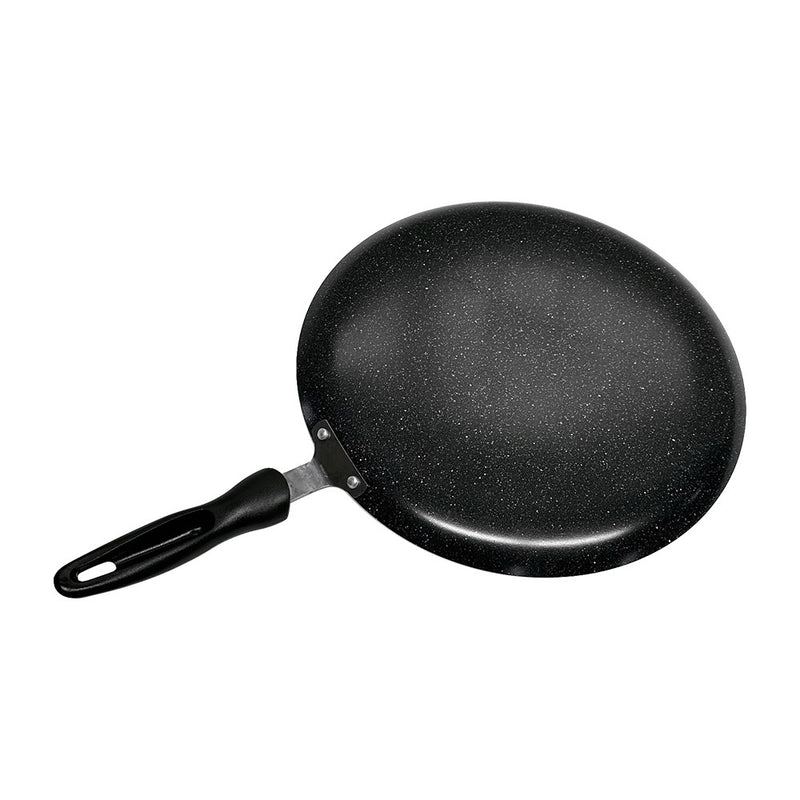 11" Non-Stick Aluminum Crepe Pan – Flat Round Griddle Skillet for Pancakes, Dosas, Tortillas & More