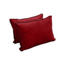 COVER ONLY Model V1 Twin Velvet Contrast Indoor Daybed Mattress Cushion AD369