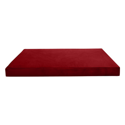 COVER ONLY Model V1 Twin Velvet Same Pipe Indoor Daybed Mattress Cushion AD369