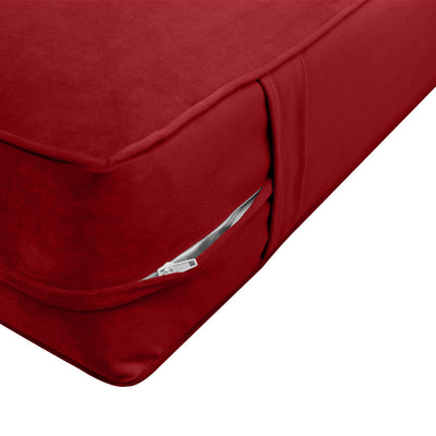 COVER ONLY Model V1 Twin Velvet Same Pipe Indoor Daybed Mattress Cushion AD369