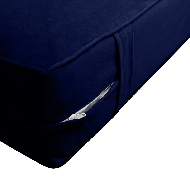COVER ONLY Model V1 Twin Velvet Same Pipe Indoor Daybed Mattress Cushion AD373