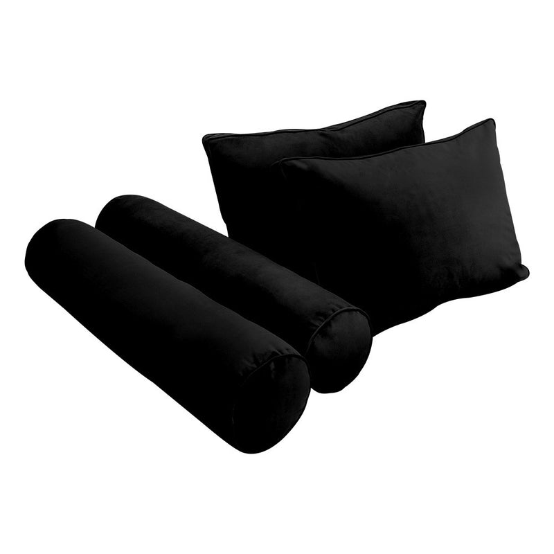 COVER ONLY Model V1 Twin Velvet Same Pipe Indoor Daybed Mattress Cushion AD374