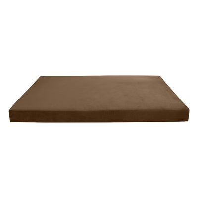 COVER ONLY Model V1 Twin-XL Velvet Knife Edge Indoor Daybed Mattress Cushion AD308