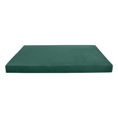 COVER ONLY Model V1 Twin-XL Velvet Knife Edge Indoor Daybed Mattress Cushion AD317