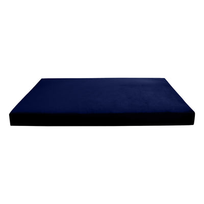 COVER ONLY Model V1 Twin-XL Velvet Knife Edge Indoor Daybed Mattress Cushion AD373