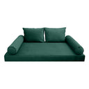 COVER ONLY Model V1 TwinXL Velvet Same Pipe Indoor Daybed Mattress Cushion AD317