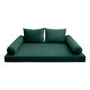 COVER ONLY Model V1 Full Velvet Knife Edge Indoor Daybed Mattress Cushion AD317