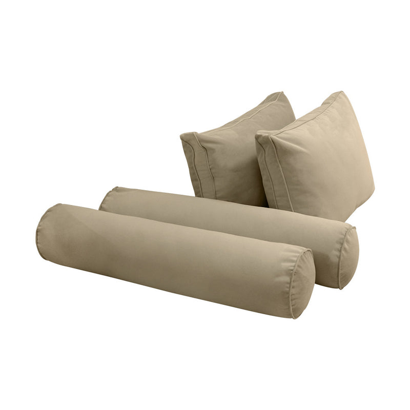 COVER ONLY Model V1 Full Velvet Same Pipe Indoor Daybed Mattress Cushion AD304