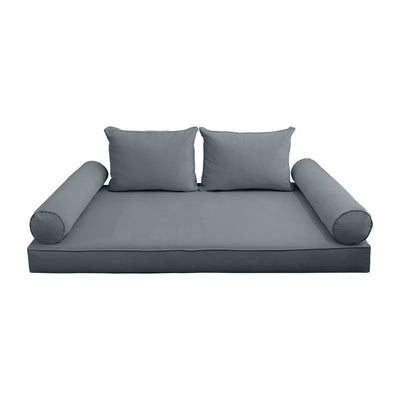 COVER ONLY Model V1 Full Velvet Same Pipe Indoor Daybed Mattress Cushion AD347