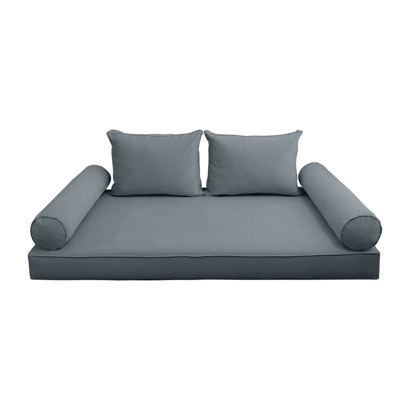 COVER ONLY Model V1 Full Velvet Same Pipe Indoor Daybed Mattress Cushion AD347
