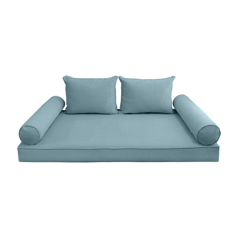 COVER ONLY Model V1 Full Velvet Same Pipe Indoor Daybed Mattress Cushion AD355