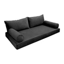 COVER ONLY Model V2 Twin Velvet Same Pipe Indoor Daybed Mattress Cushion AD350