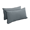 COVER ONLY Model V2 Twin-XL Velvet Contrast Pipe Indoor Daybed Mattress Cushion AD347