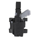 Black Outdoor Tactical Tornado Leg Holster / Left Handed