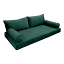 COVER ONLY Model V2 Full Velvet Same Pipe Indoor Daybed Mattress Cushion AD317