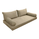 COVER ONLY Model V2 Full Velvet Knife Edge Indoor Daybed Mattress Cushion AD304