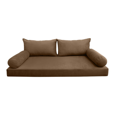 COVER ONLY Model V2 Full Velvet Knife Edge Indoor Daybed Mattress Cushion AD308