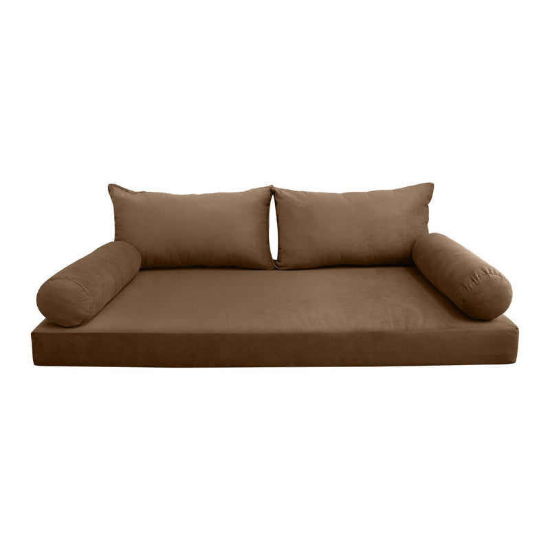COVER ONLY Model V2 Full Velvet Knife Edge Indoor Daybed Mattress Cushion AD308